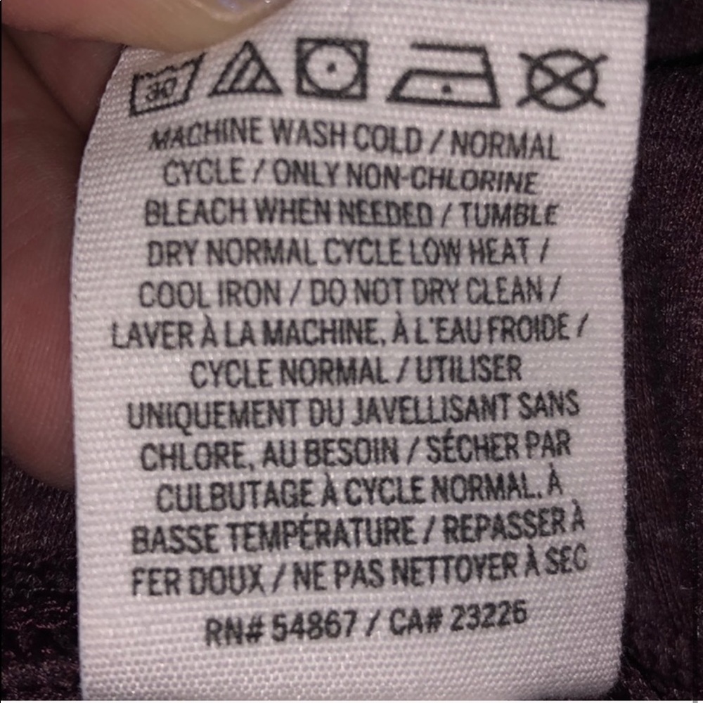 Victoria’s Secret PINK Heather Heathered Maroon - Picture 4 of 4